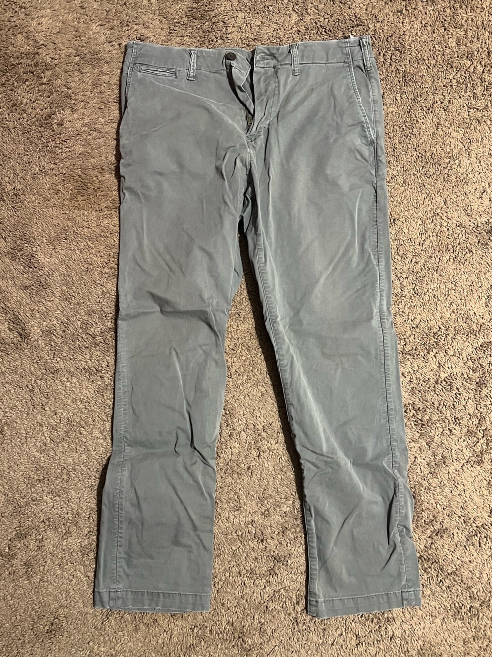 American Eagle Outfitters Men's Gray Chino Pants